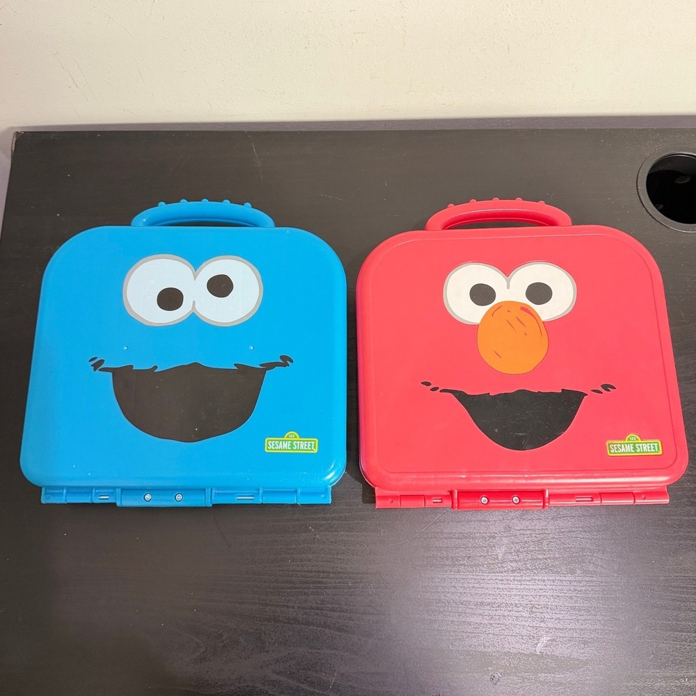 Playskool Sesame Street On the Go Letters & Numbers Set Elmo Cookie Monster READ